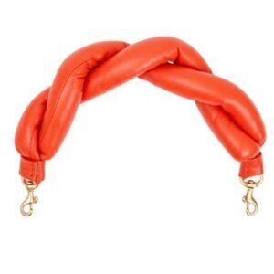 Clare V. Twisted Leather Puff Top Handle